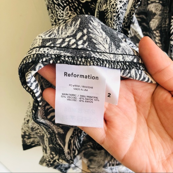 💥 SOLD ON Ⓜ️💥 Reformation Sigmund Long Sleeve Midi Dress NWT! - Picture 10 of 13